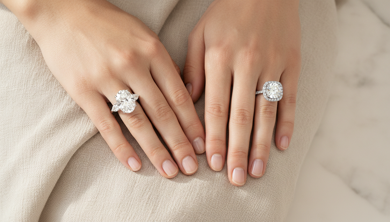 Oval vs Round Moissanite: Which Actually Looks Bigger?