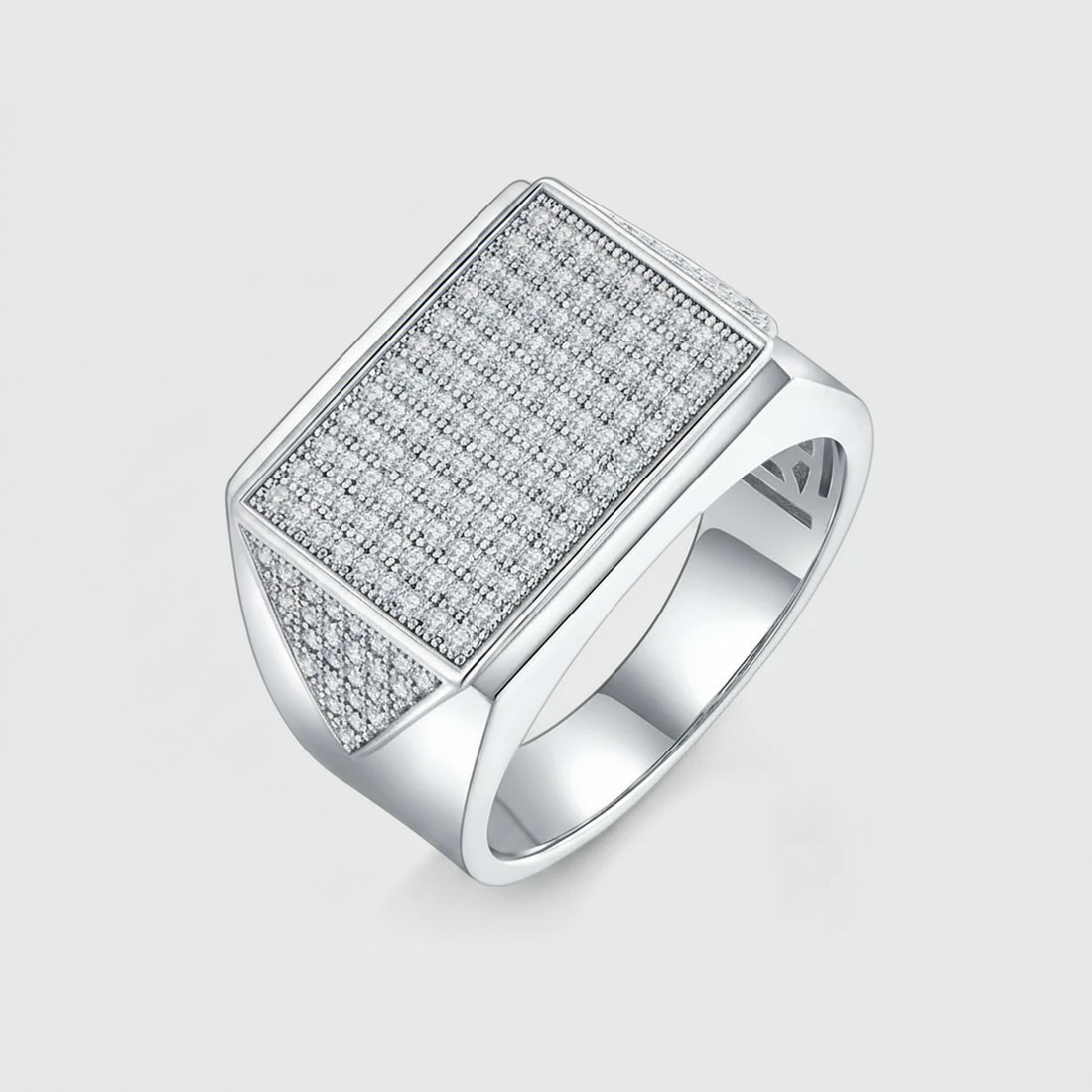 Iced Signet Ring — image 1