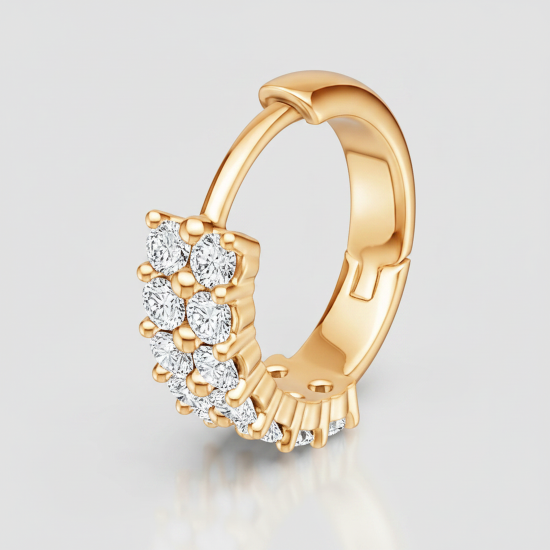 Gold Drop Hoops — image 2