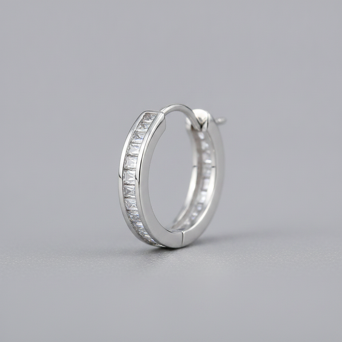 Emerald Hoop Earrings — image 2