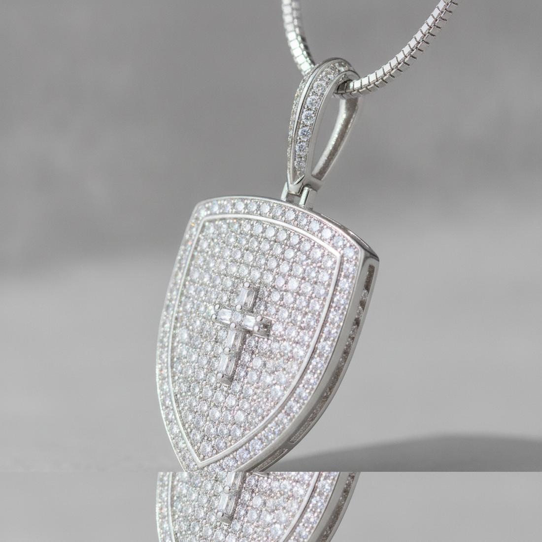 Iced Cross Pendant — image 2