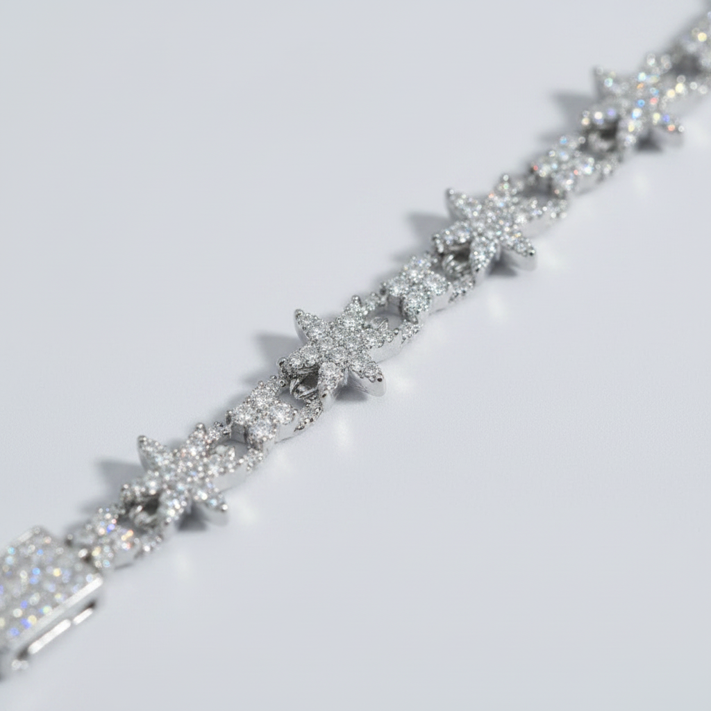 Iced Star Link Chain — image 4