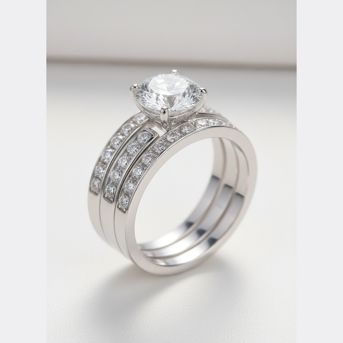 Moissanite Bridal Set — image 3