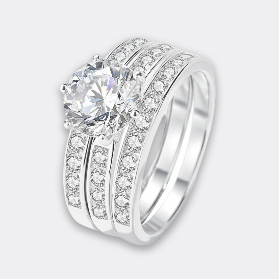 Moissanite Bridal Set — image 1