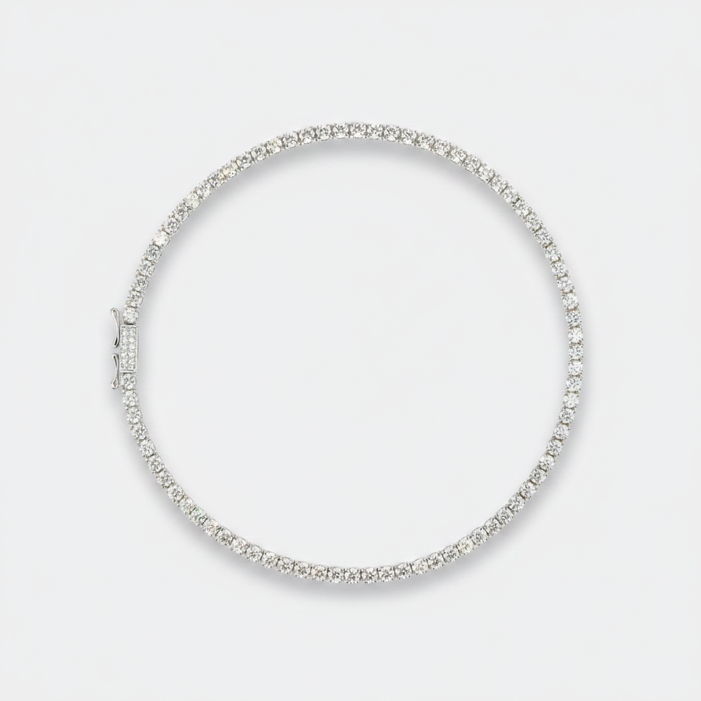 Round-Cut Tennis Chain — image 2