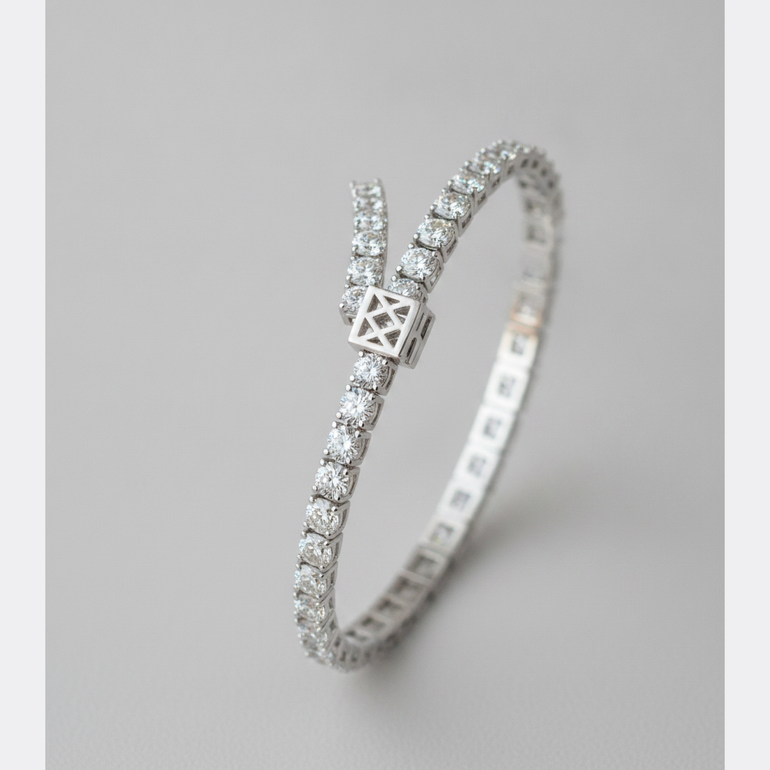 Adjustable Bolo Tennis Bracelet — image 2