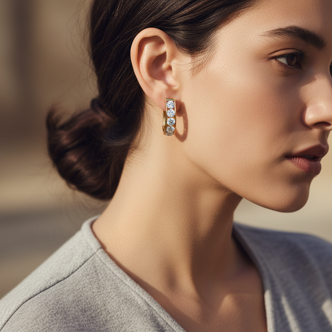 Pavé Cluster Studs — image 3