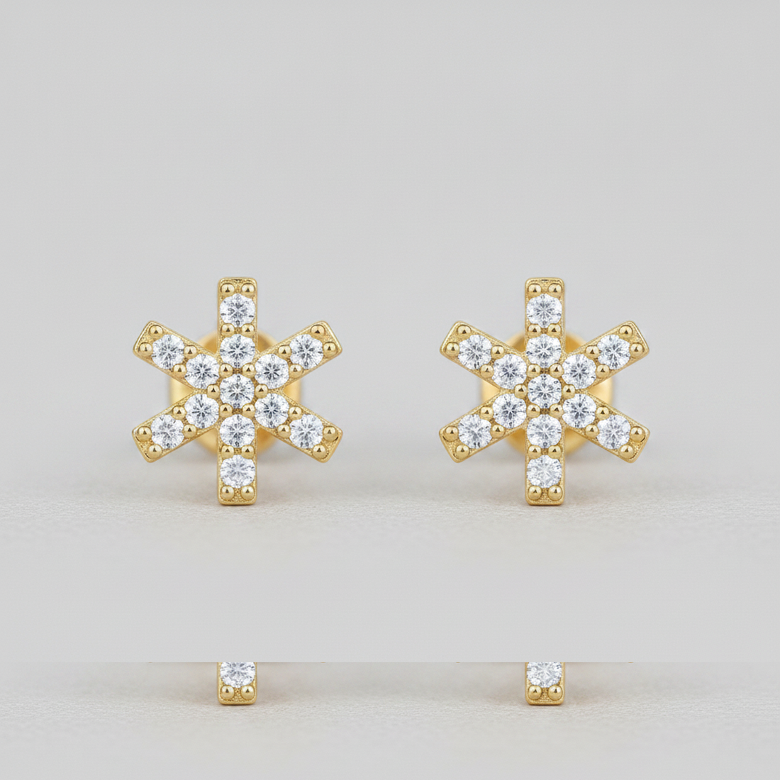 Gold Cluster Studs — image 1
