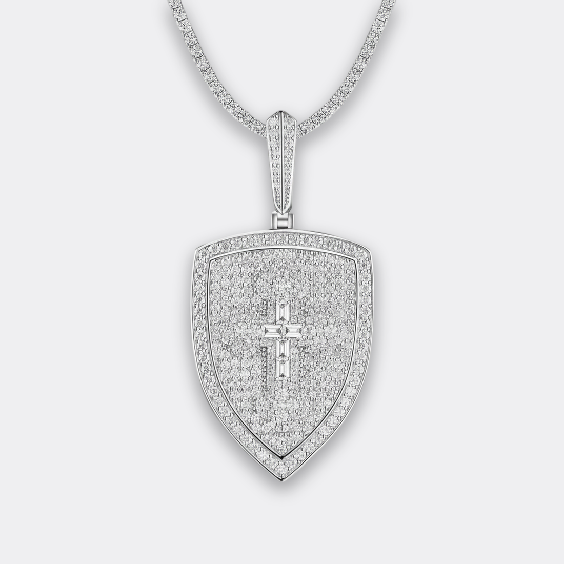 Iced Cross Pendant — image 1