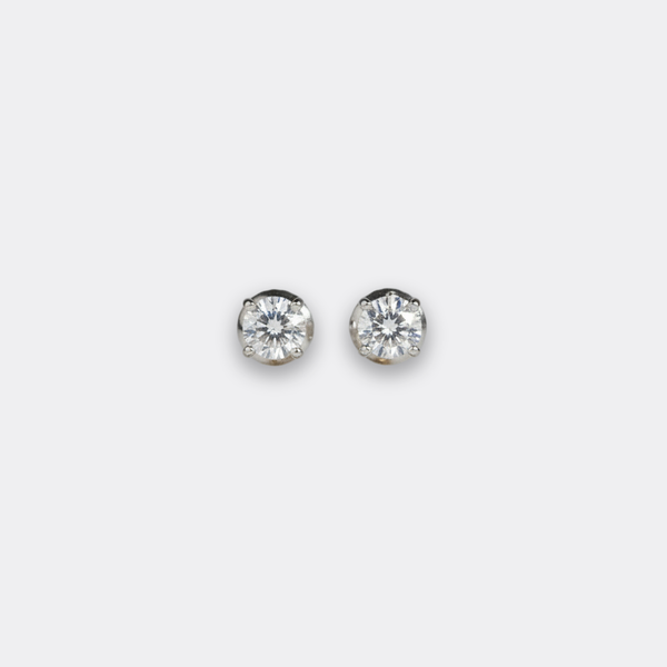 Iced Square Stud Set
