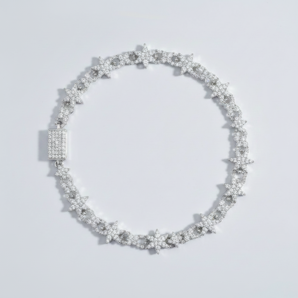 Iced Star Link Chain — image 1