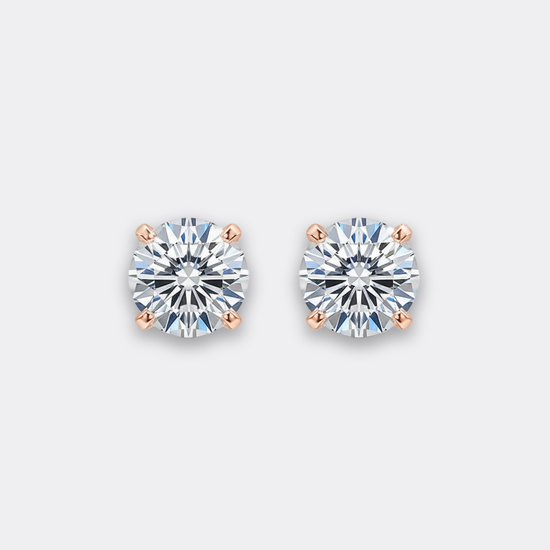 0.8ct Round Studs — image 1