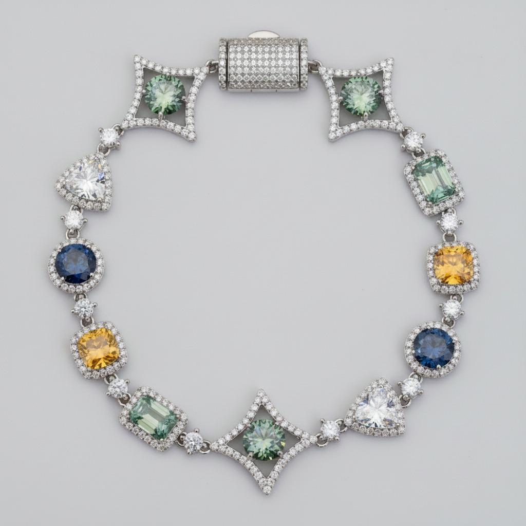 Iced Tennis Bracelet · GRA — image 1