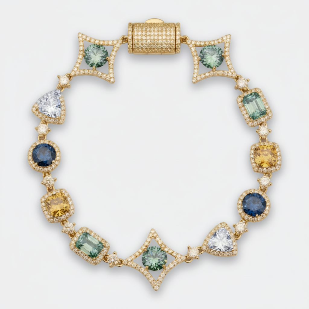 Iced Tennis Bracelet · GRA — image 2