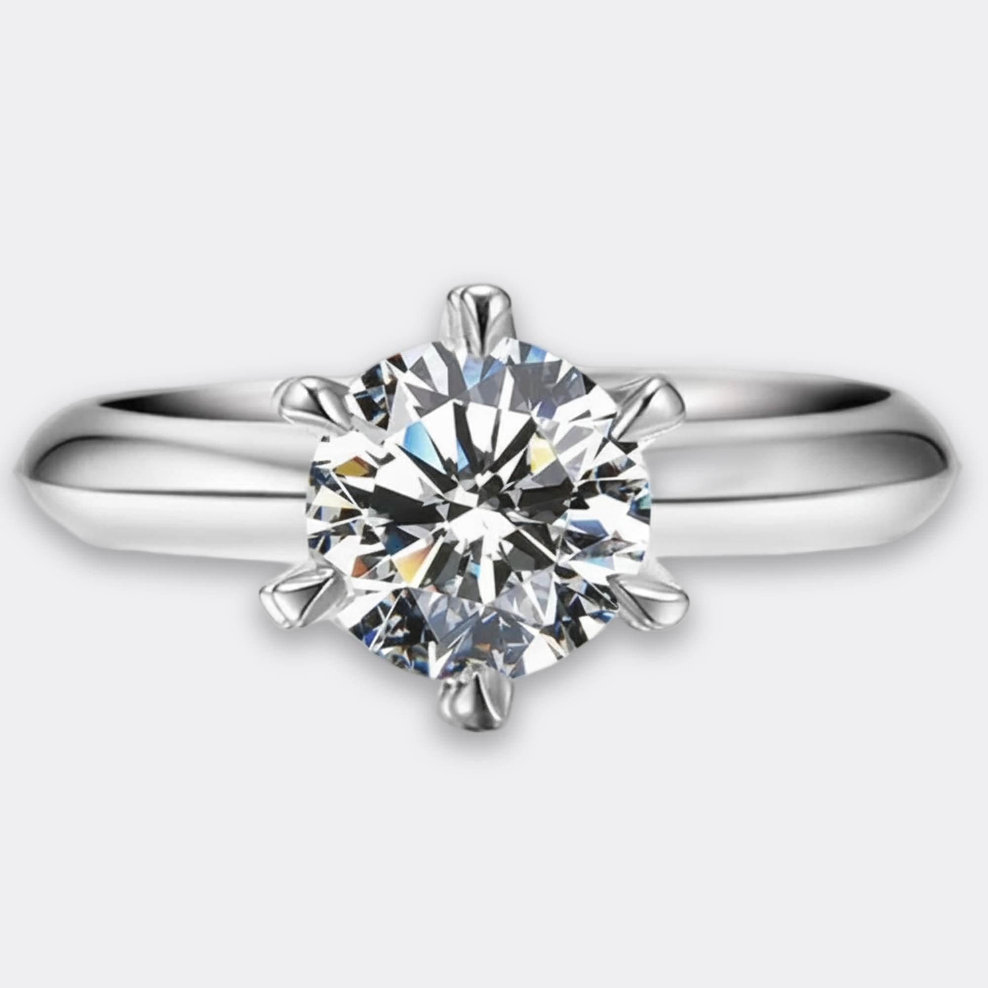 1ct Round Solitaire Ring