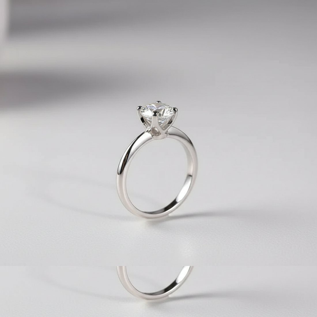 0.5ct Round Solitaire Ring — image 3