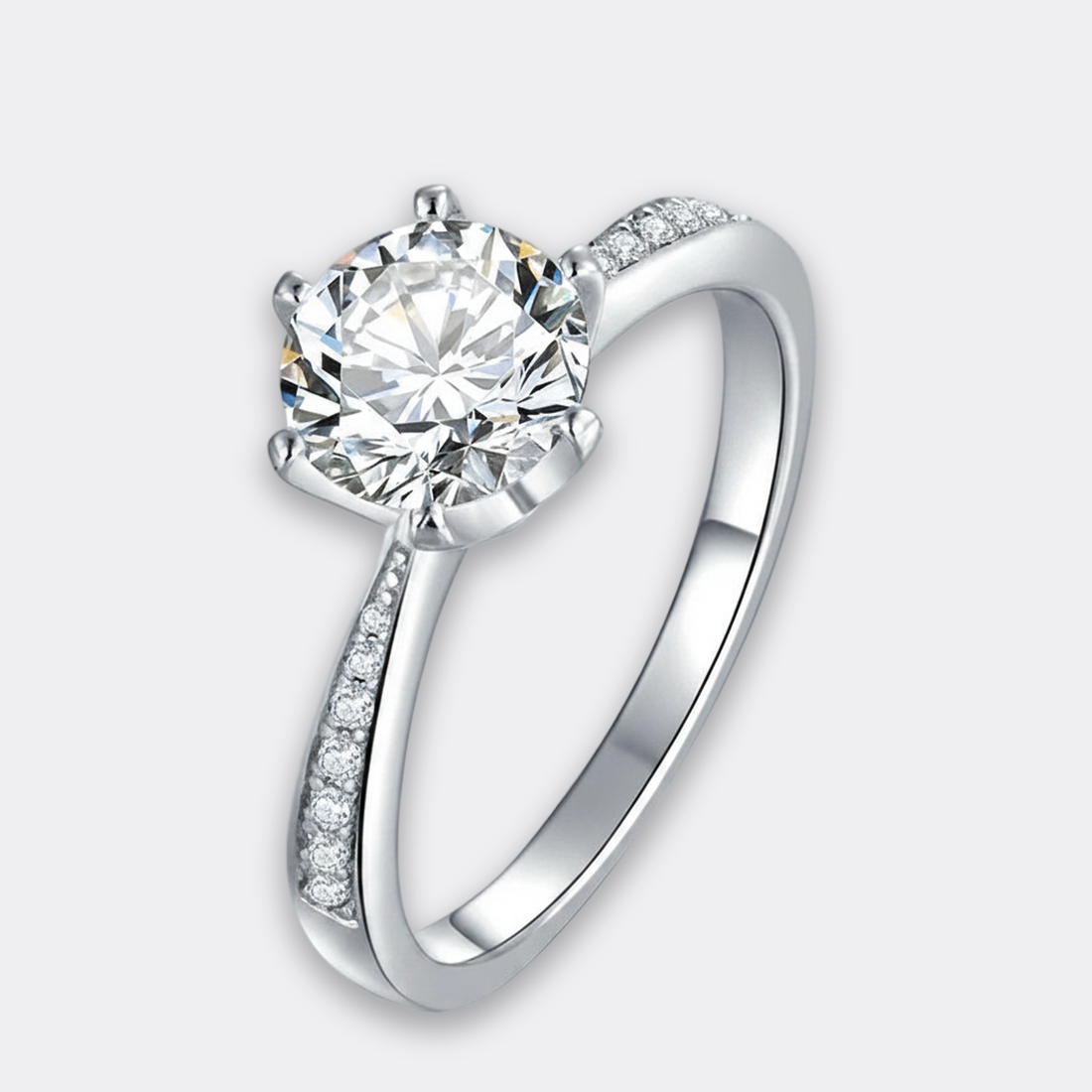1.5ct Round Solitaire Ring — image 1