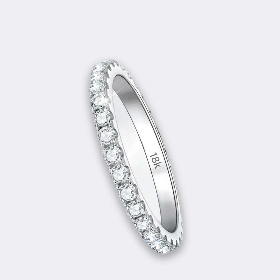 Rose Gold Pavé Ring — image 1