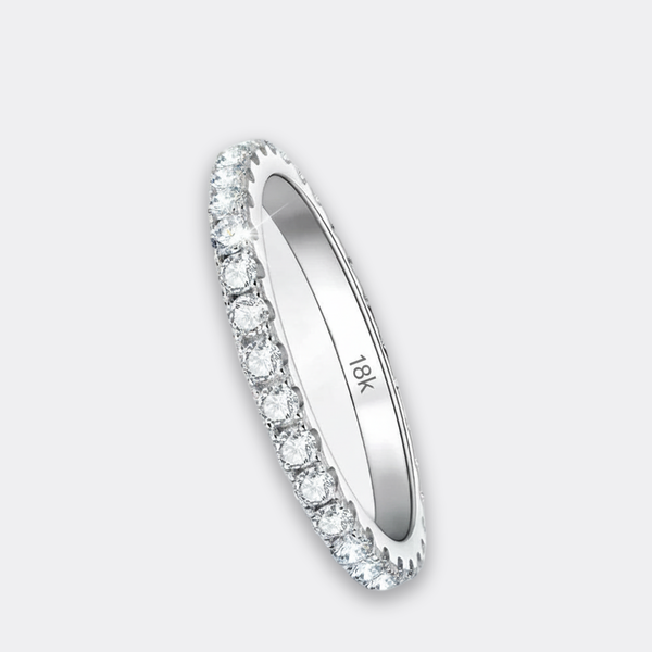 Rose Gold Pavé Ring