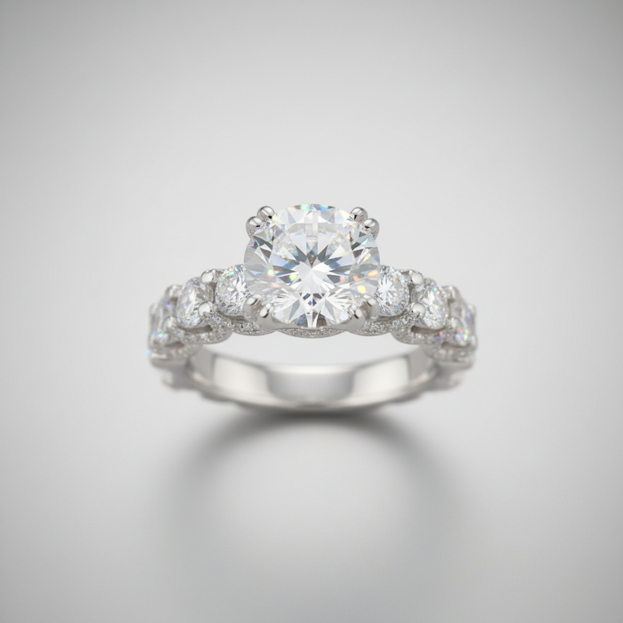 5ct Round Eternity Ring close-up