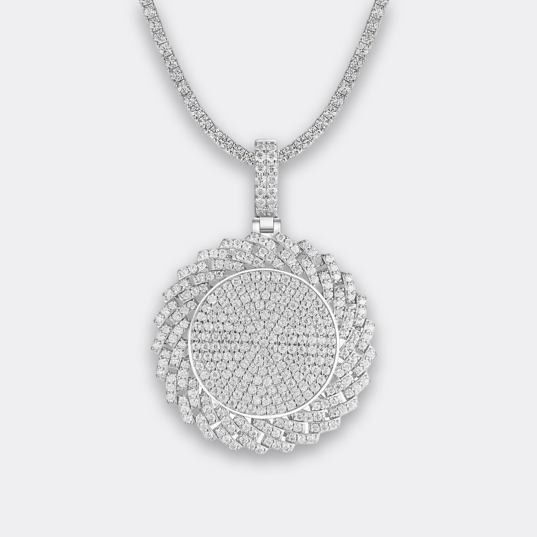 Iced Medallion Pendant — image 1