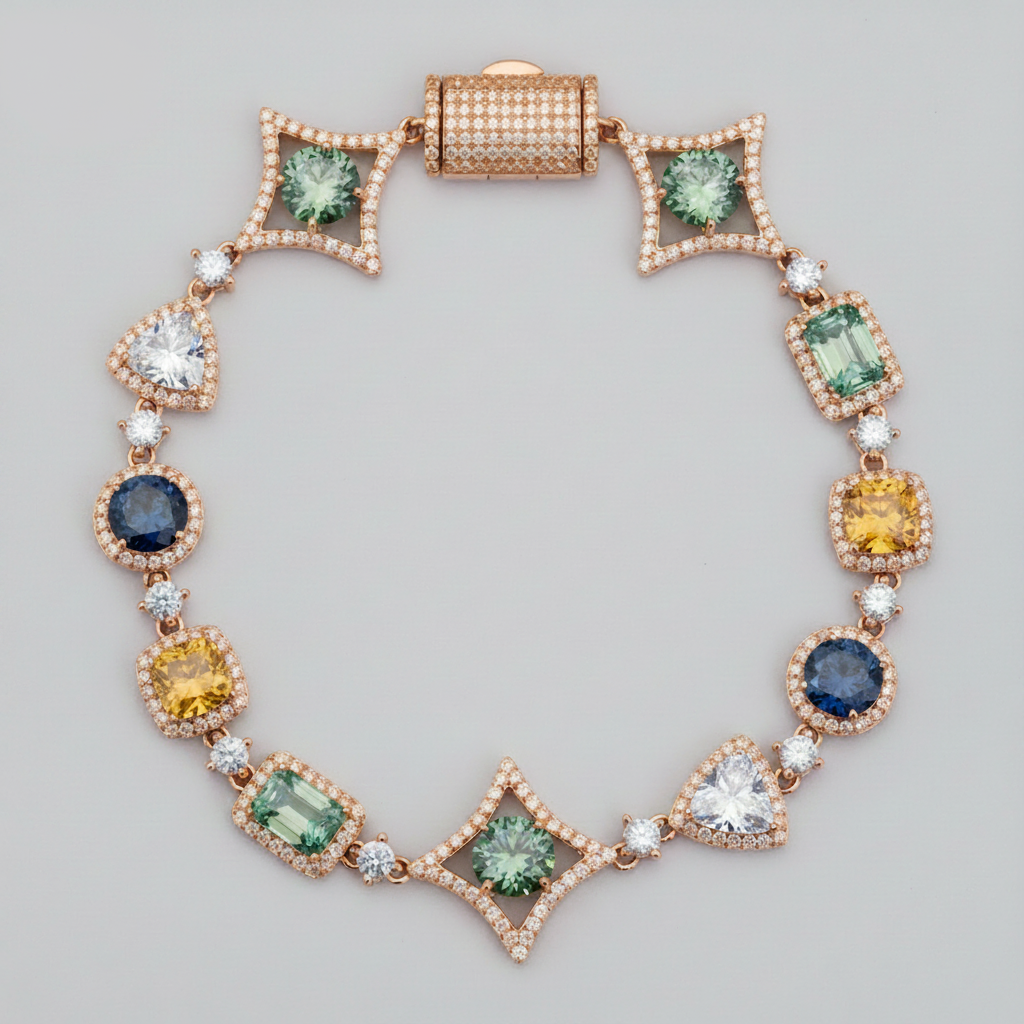 Iced Tennis Bracelet · GRA — image 3