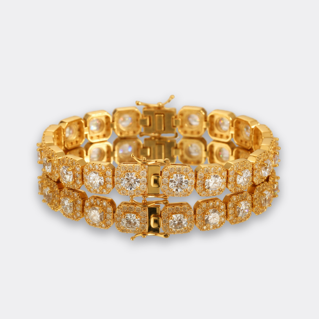 10mm Iced Cuban Bracelet — image 2
