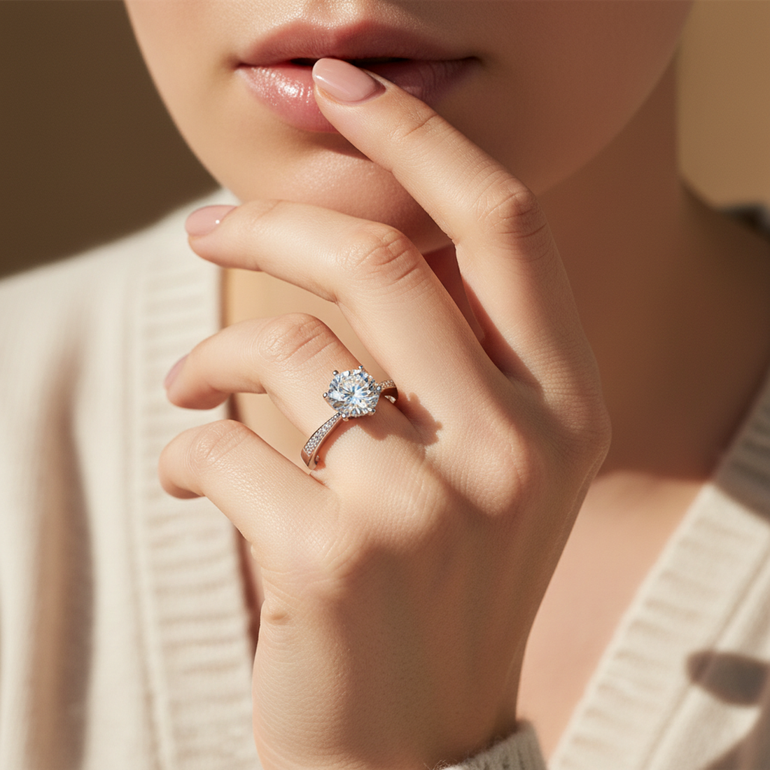 1.5ct Round Solitaire Ring — image 3