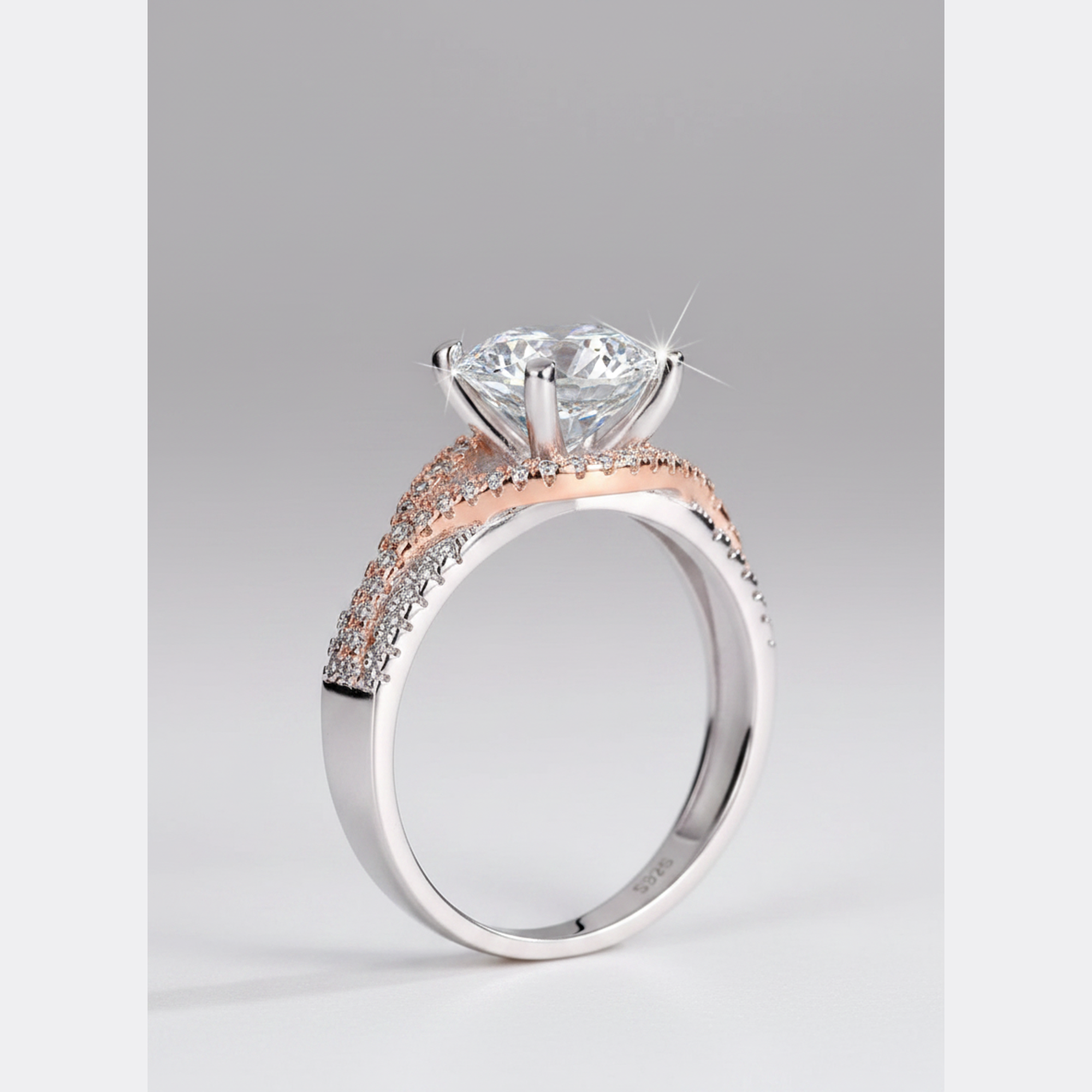 2ct Round Solitaire Ring detail