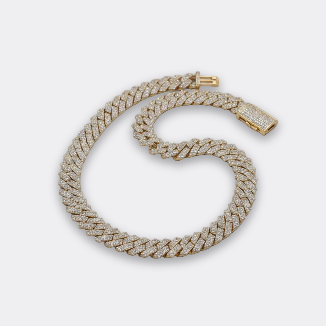 14mm Two-Tone Cuban Necklace — image 2
