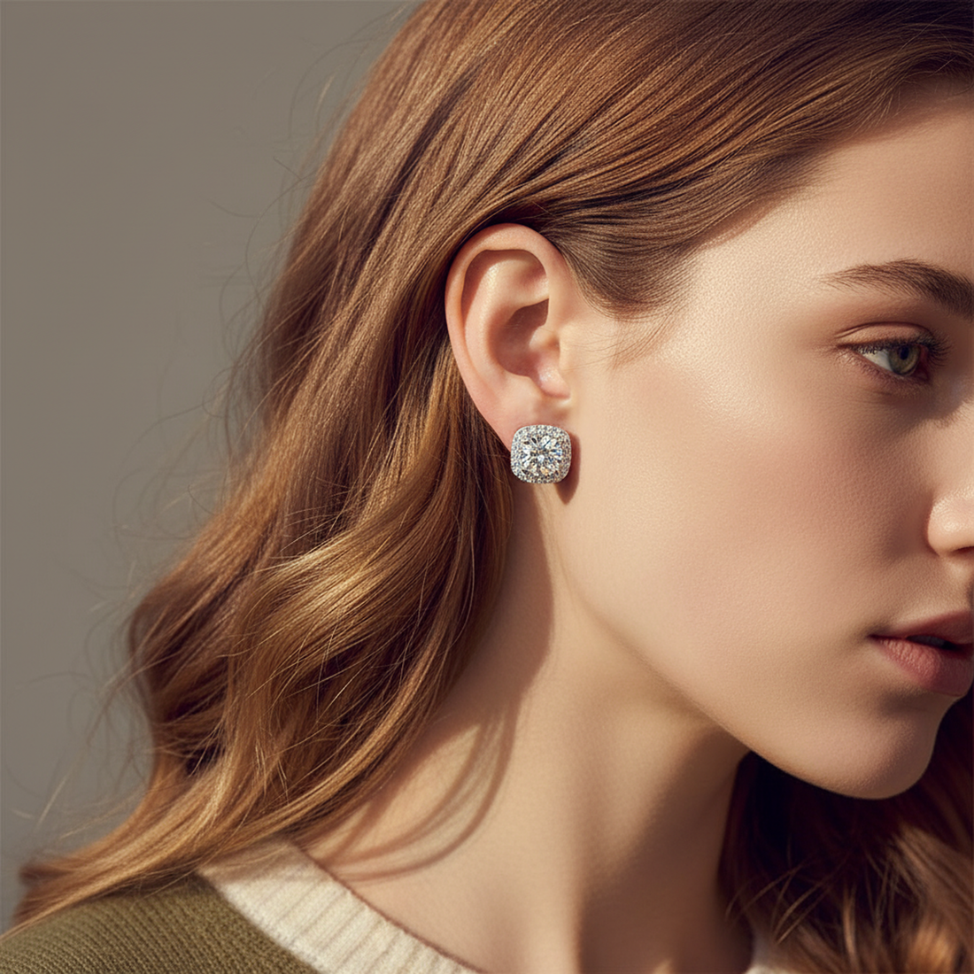 Round Halo Studs — image 3