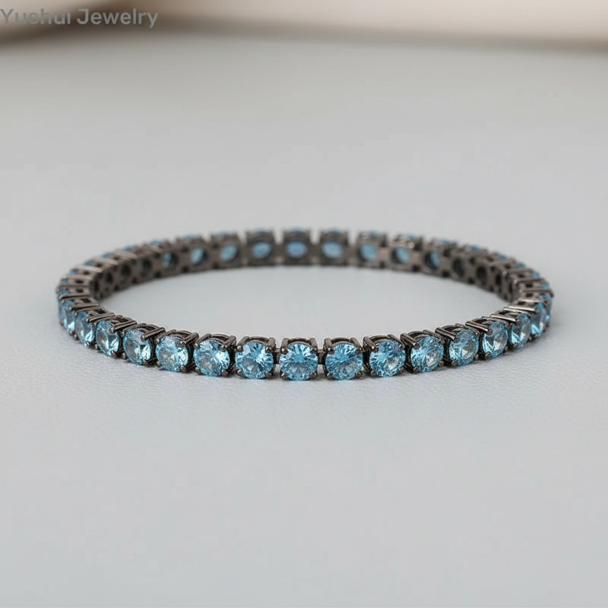 3mm Iced Cuban Bracelet detail