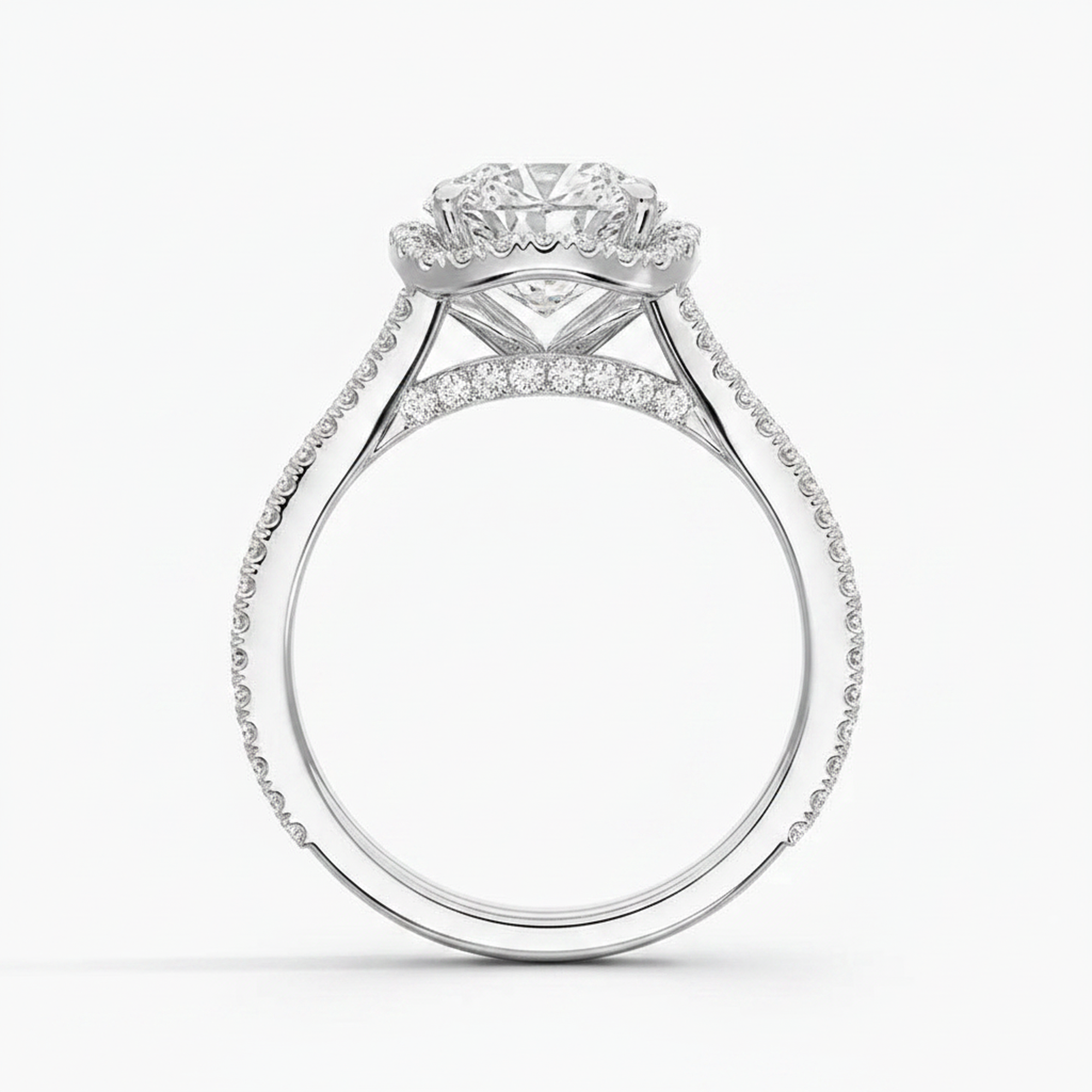 6-Prong Round Solitaire Ring detail