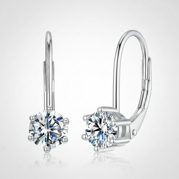 Moissanite Drop Earrings