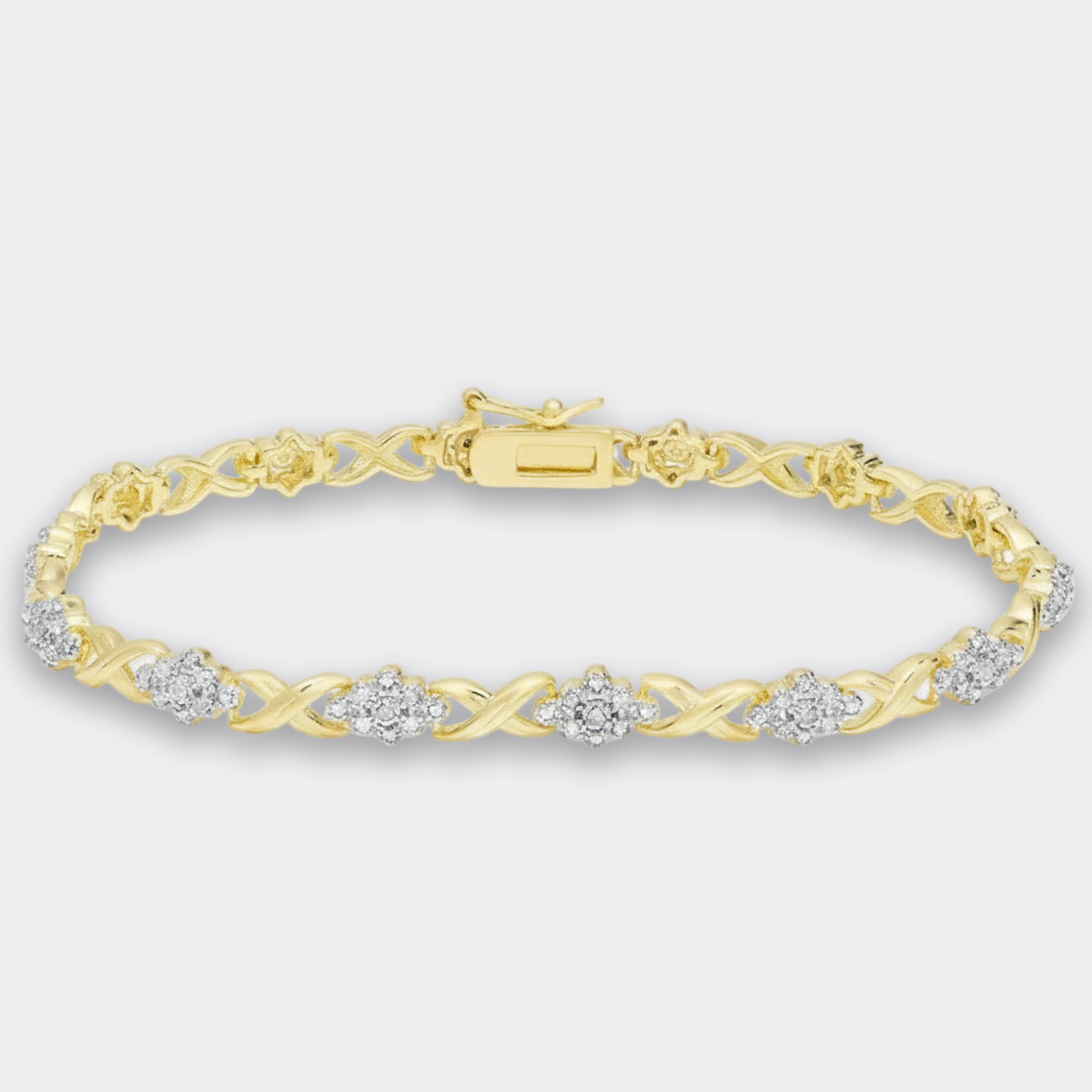 9K Gold Tennis Bracelet
