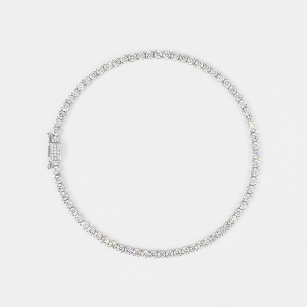 Round-Cut Tennis Chain
