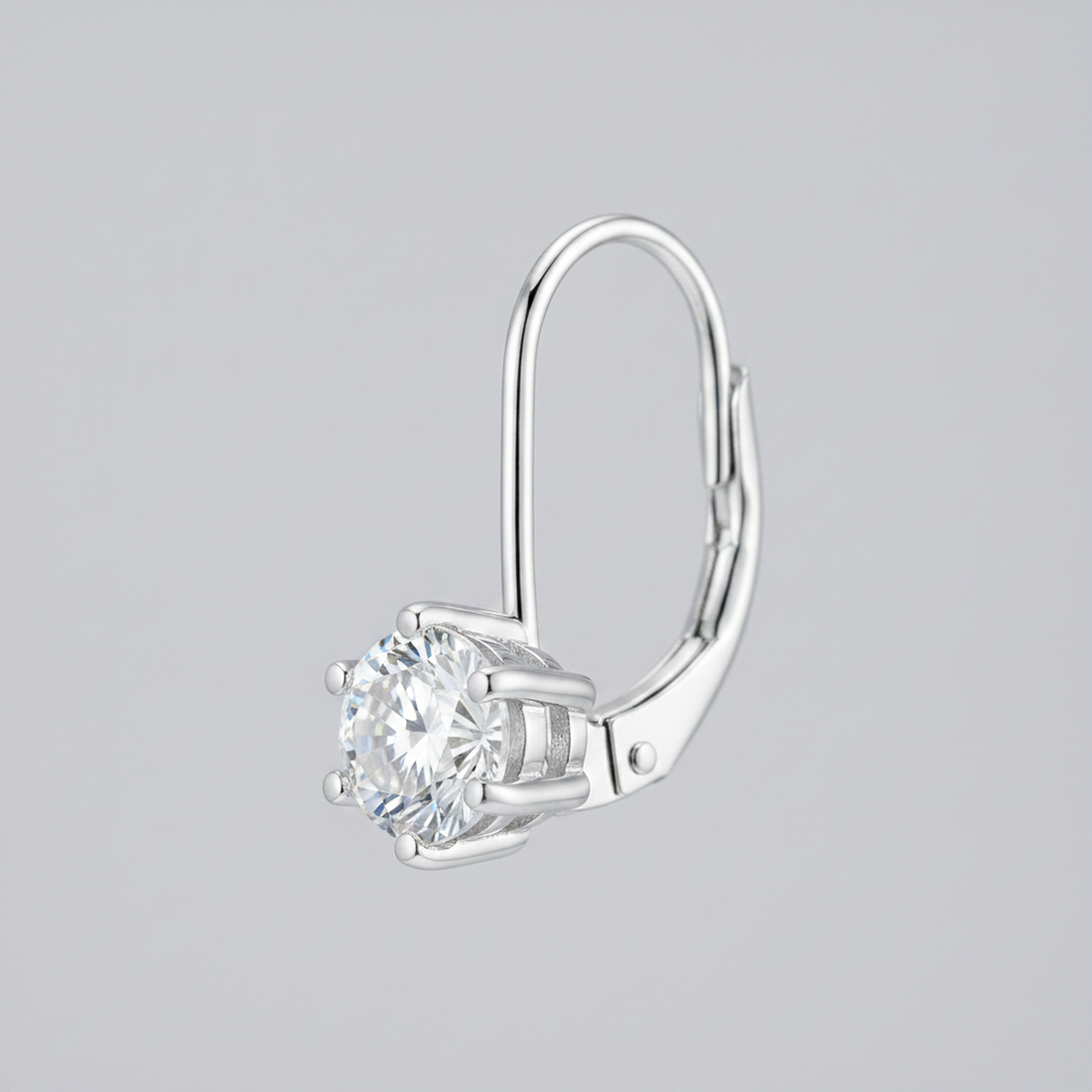 Moissanite Drop Earrings — image 2