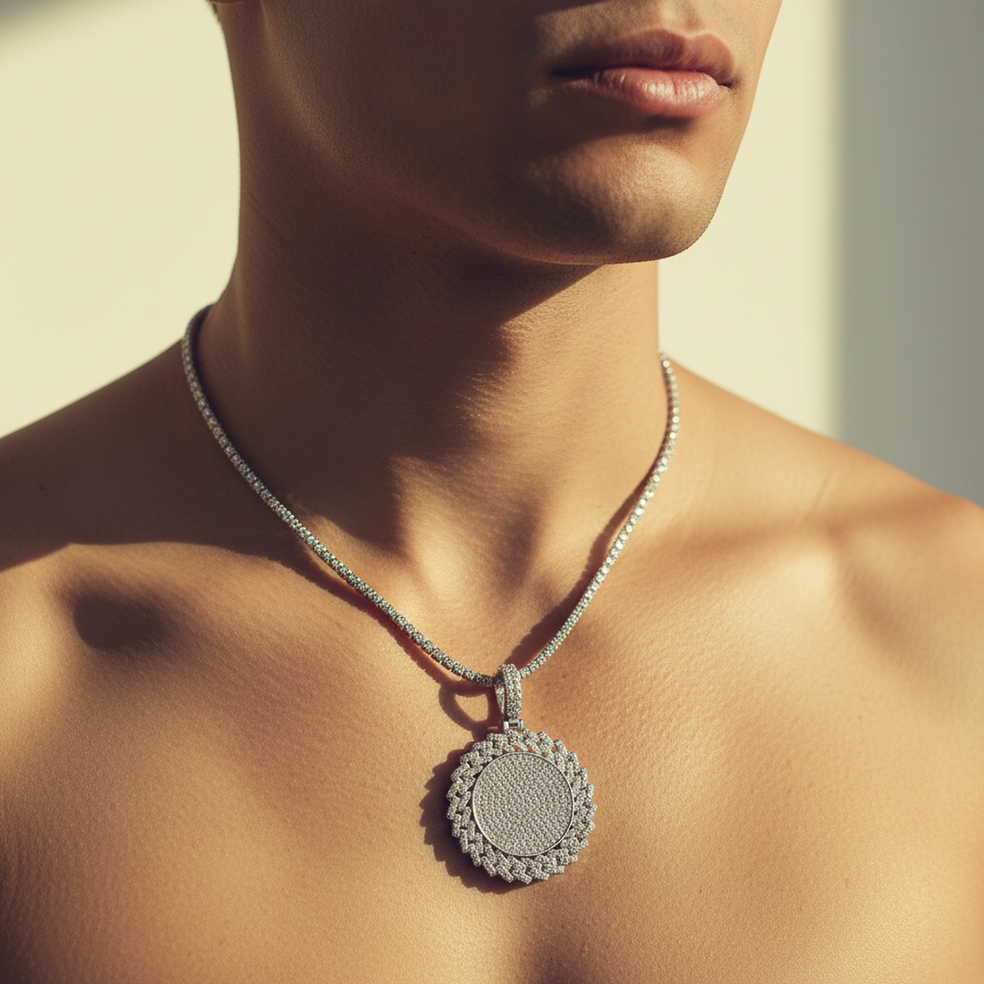 Iced Medallion Pendant — image 3