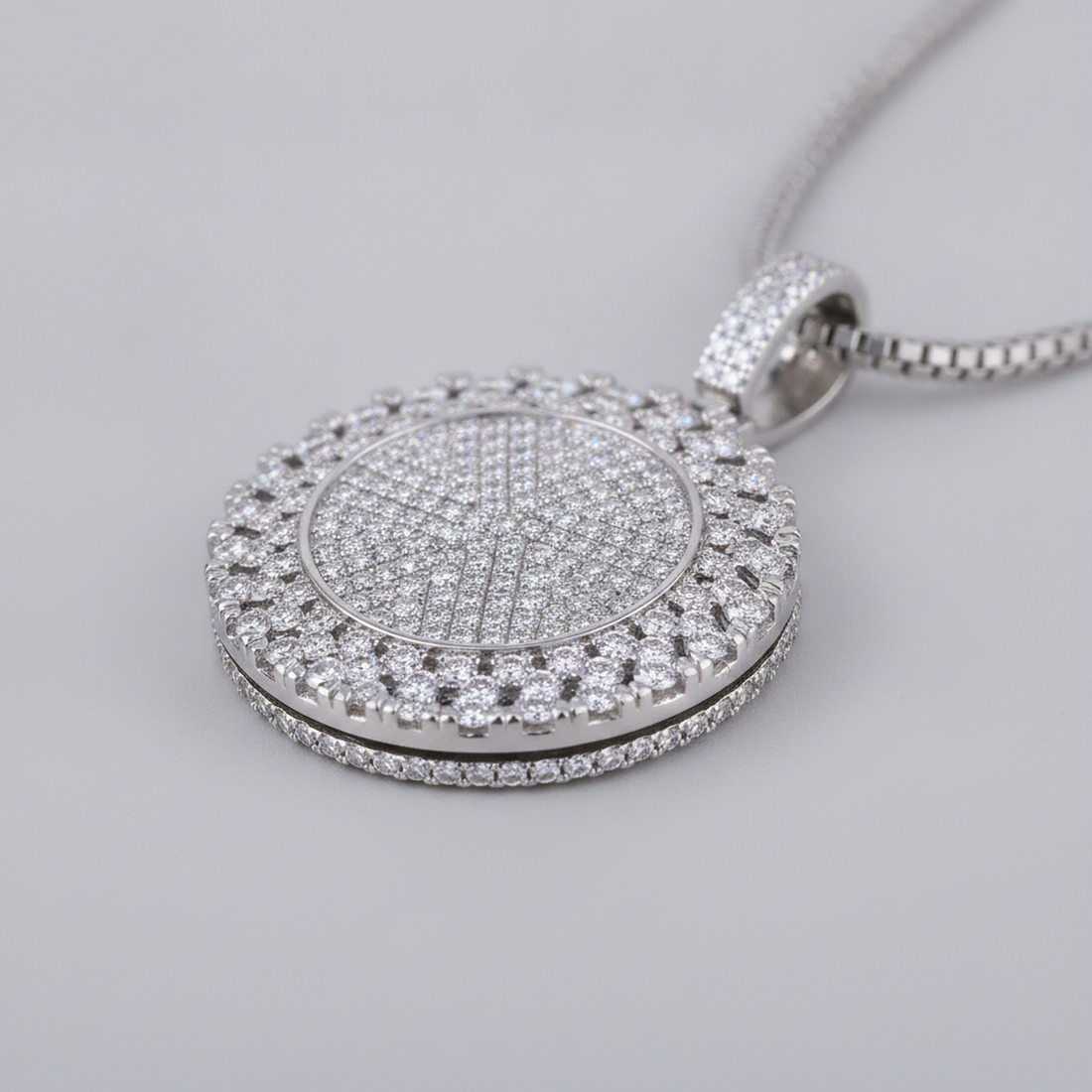 Iced Medallion Pendant — image 2
