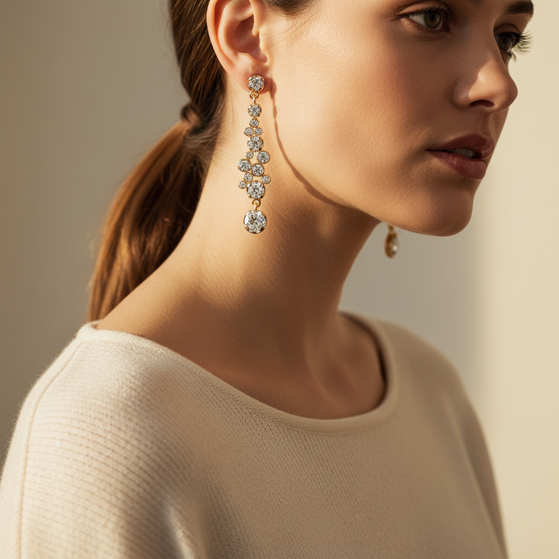 Statement Round Studs — image 3