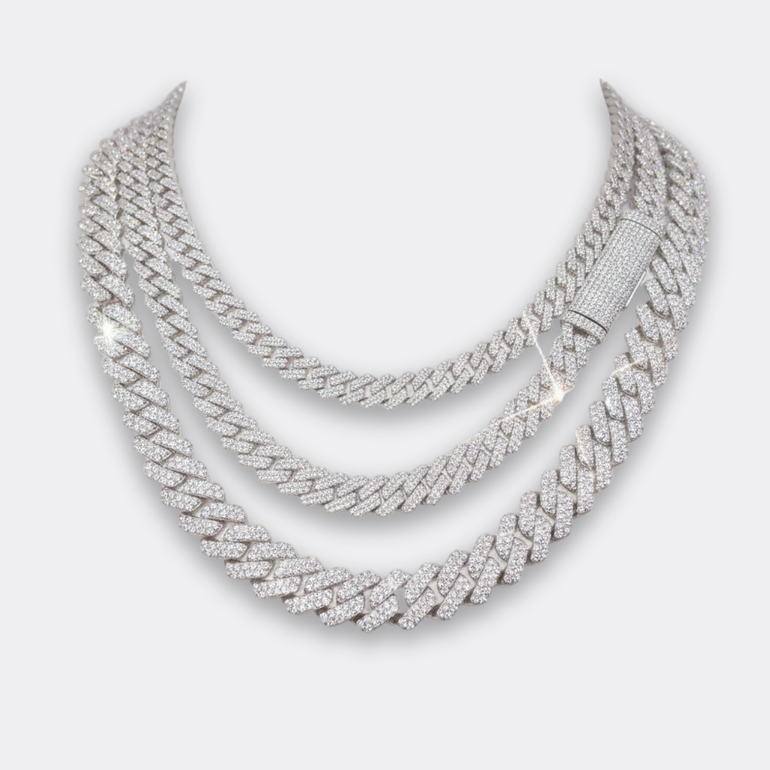 8mm Iced Cuban Chain — image 1