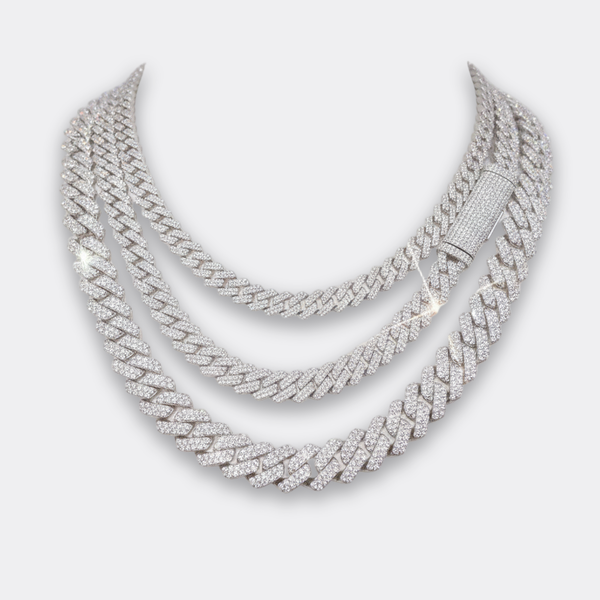 8mm Iced Cuban Chain