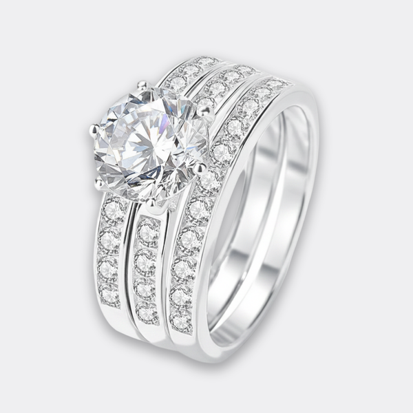 Moissanite Bridal Set