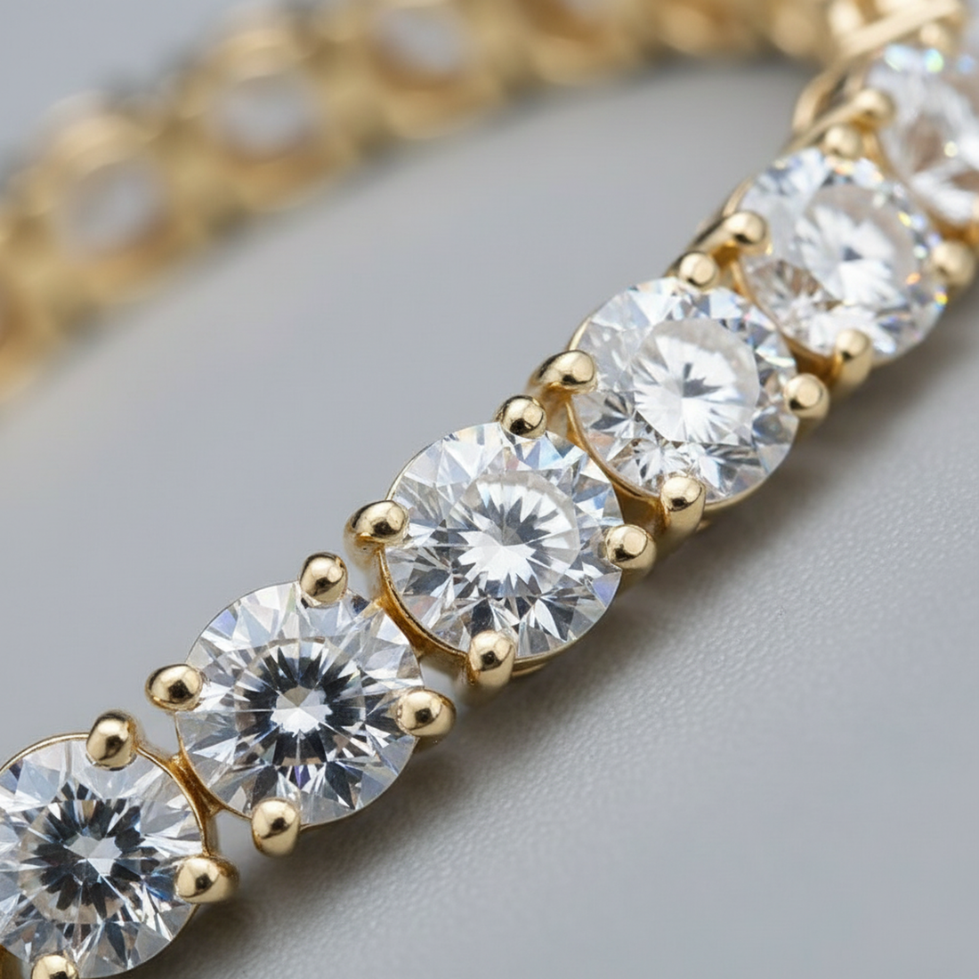 Gold Tennis Bracelet — image 2