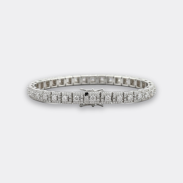 3mm Tennis Bracelet (Silver)