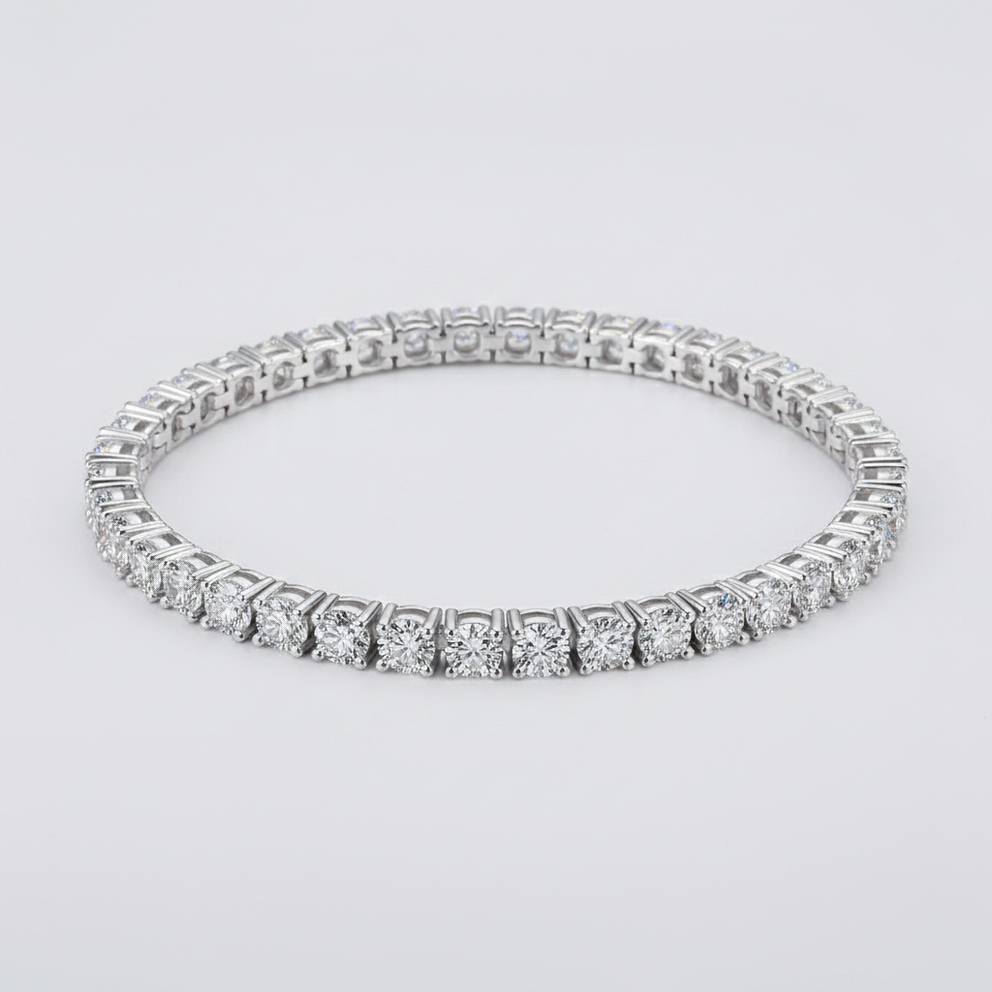 4mm Yellow Gold Tennis Bracelet