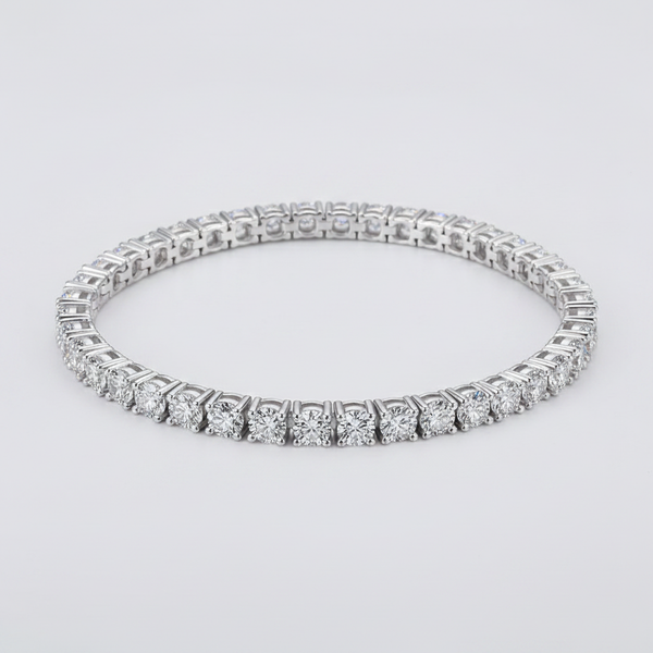 4mm Yellow Gold Tennis Bracelet