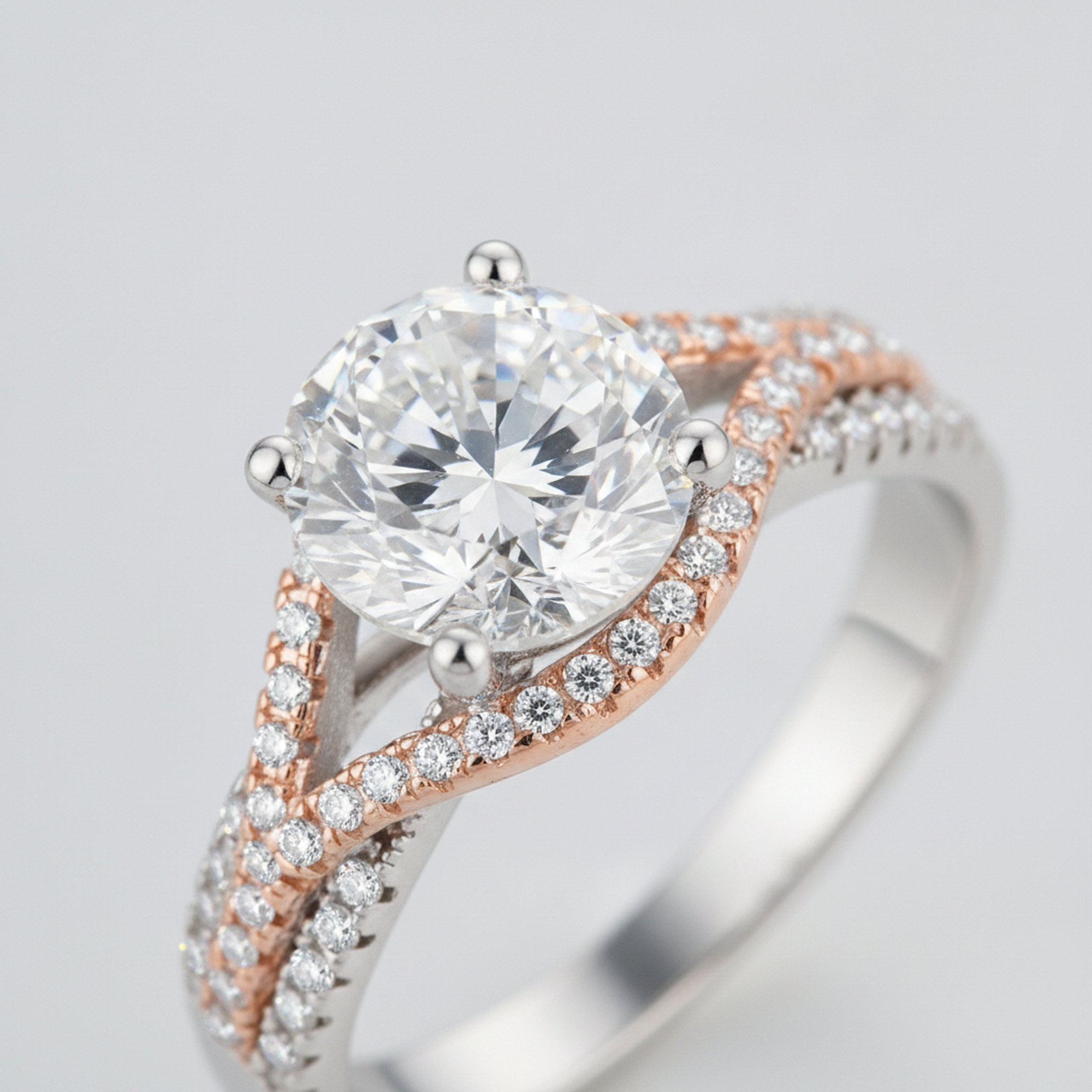 2ct Round Solitaire Ring close-up