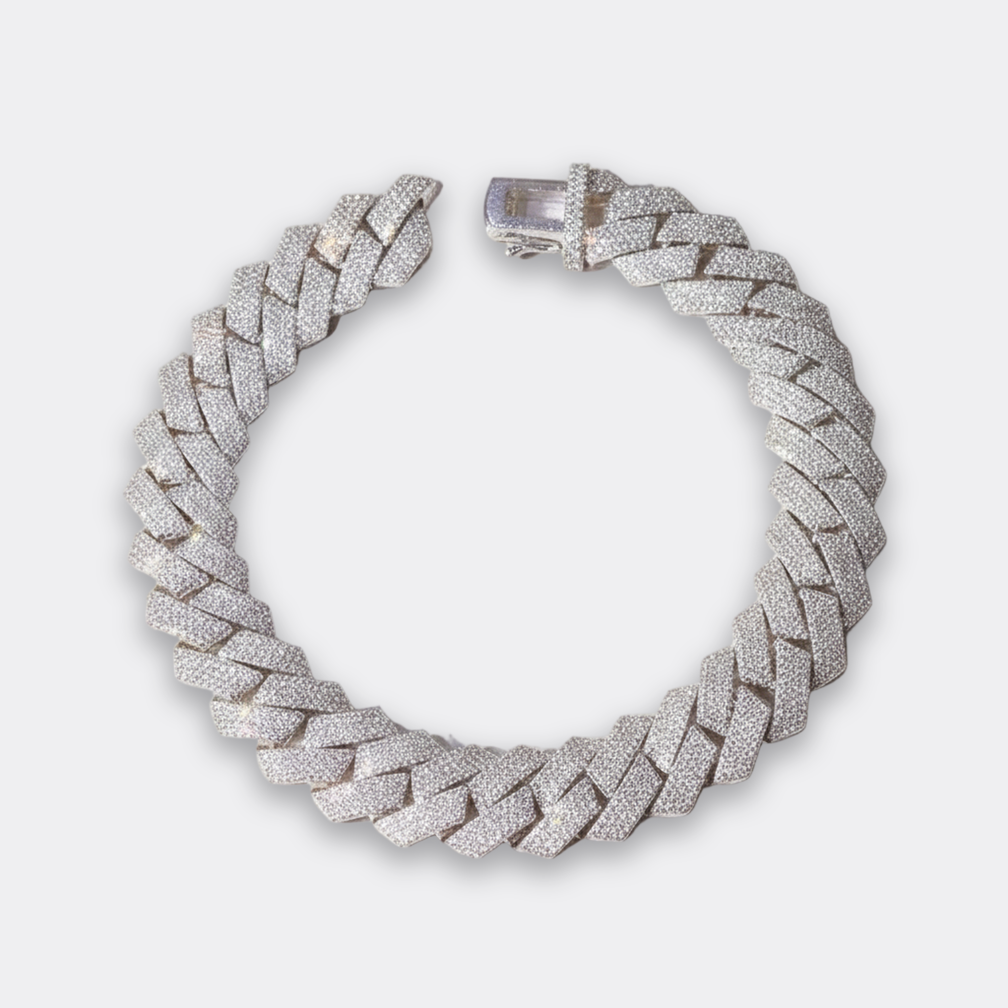 20mm Iced Cuban Bracelet