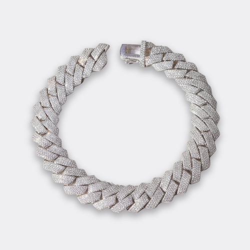 20mm Iced Cuban Bracelet